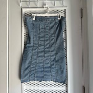 Mini Denim Dress Size L